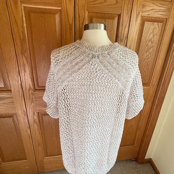 TALBOTS -  Open Stitch Poncho - NEW with Tags - Picture 6 of 11